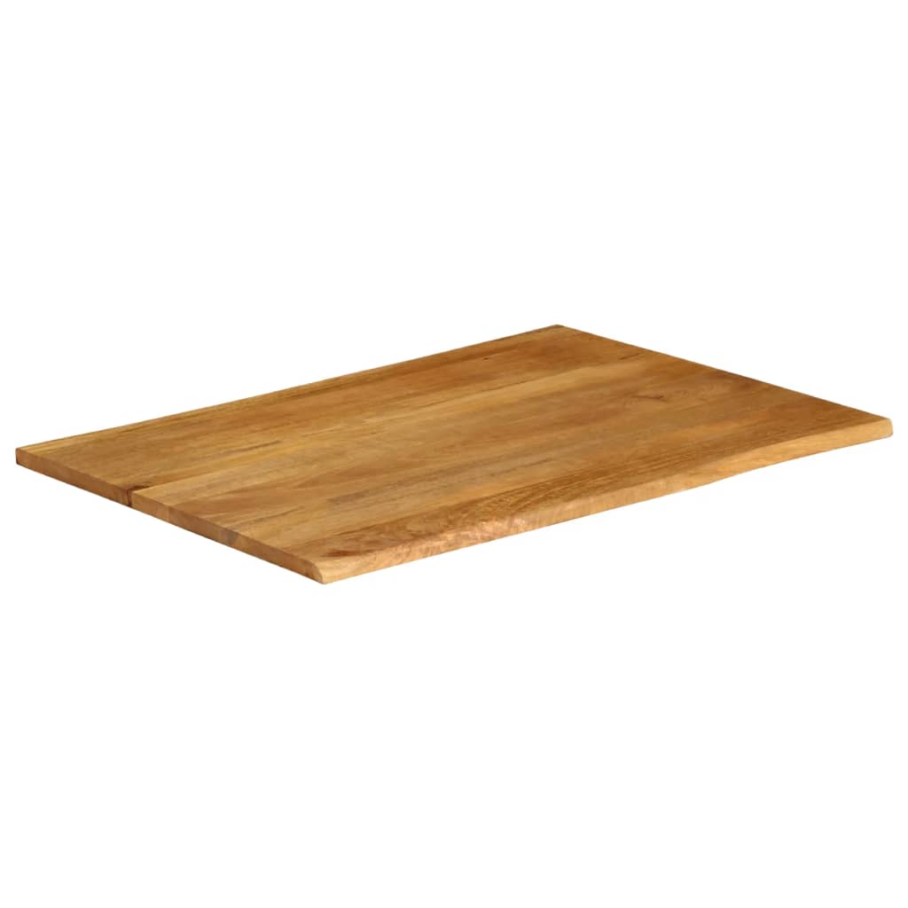 Maison Exclusive - Tischplatte Mit Baumkante 100x80x2,5 Cm Massiv