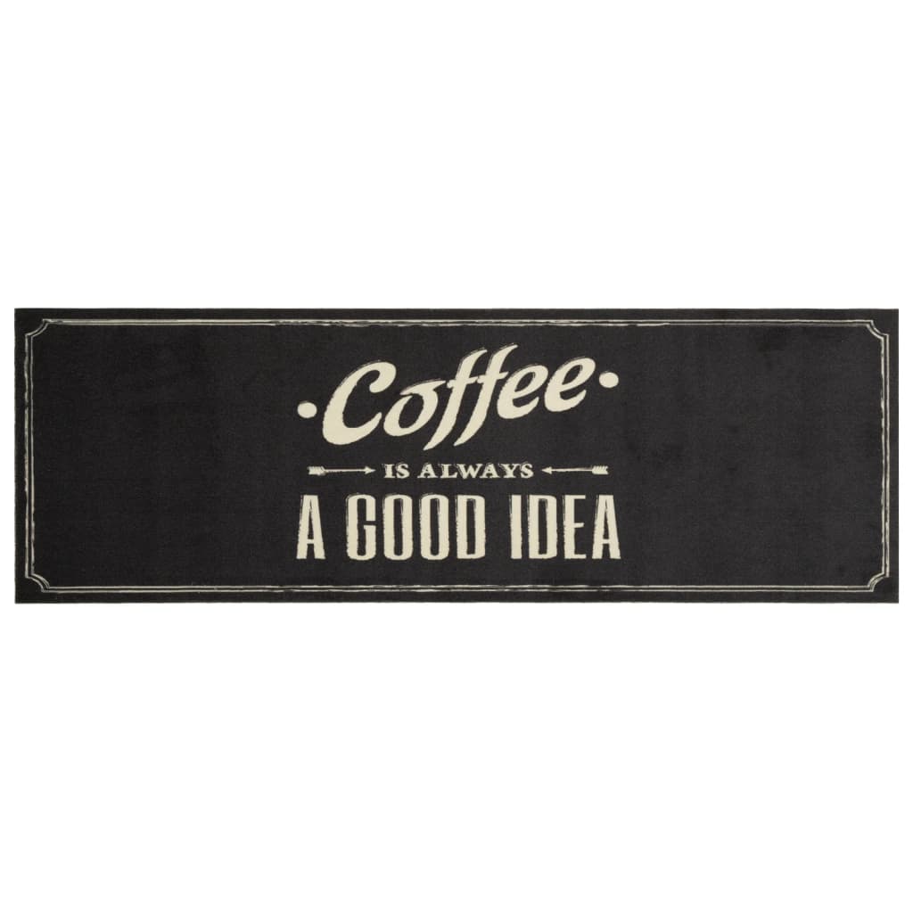 Maison Exclusive - Küchenteppich Waschbar Kaffee 60x180 Cm Samt