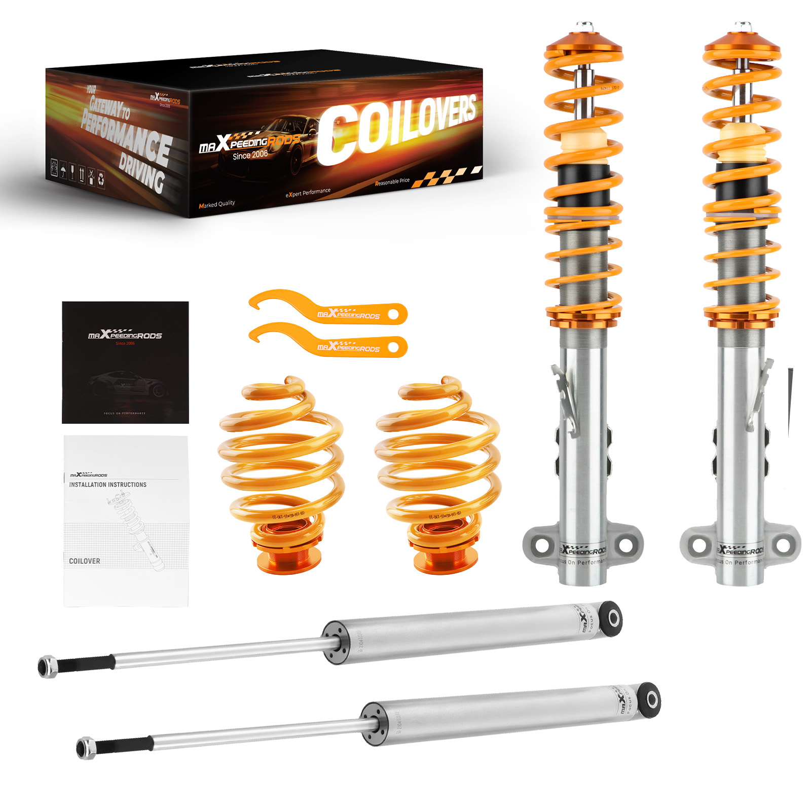 Gewindefahrwerk Sportfahrwerk For Bmw 3er E36 320i Limo Touring Cabrio Coupe