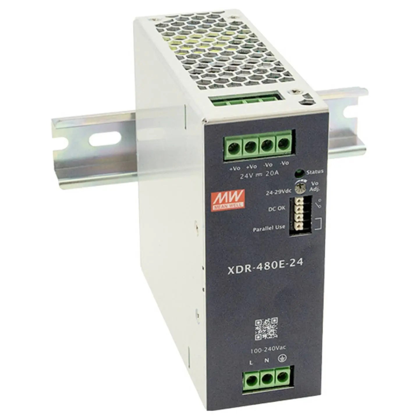 [neuwertig] B-ware Mean Well Snt Hutschienen Netzteil Din Rail Schiene 480 W 24 V 20 A Industrie