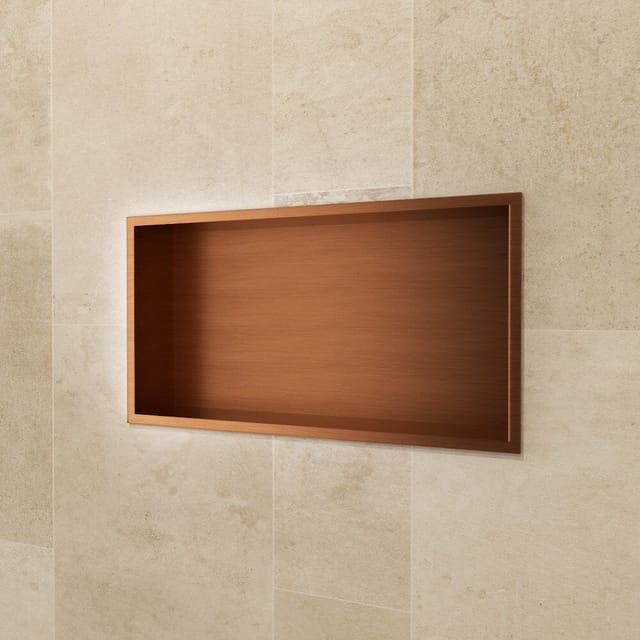 Wandnische Dusche Pacific Gebürstetes Rosegold