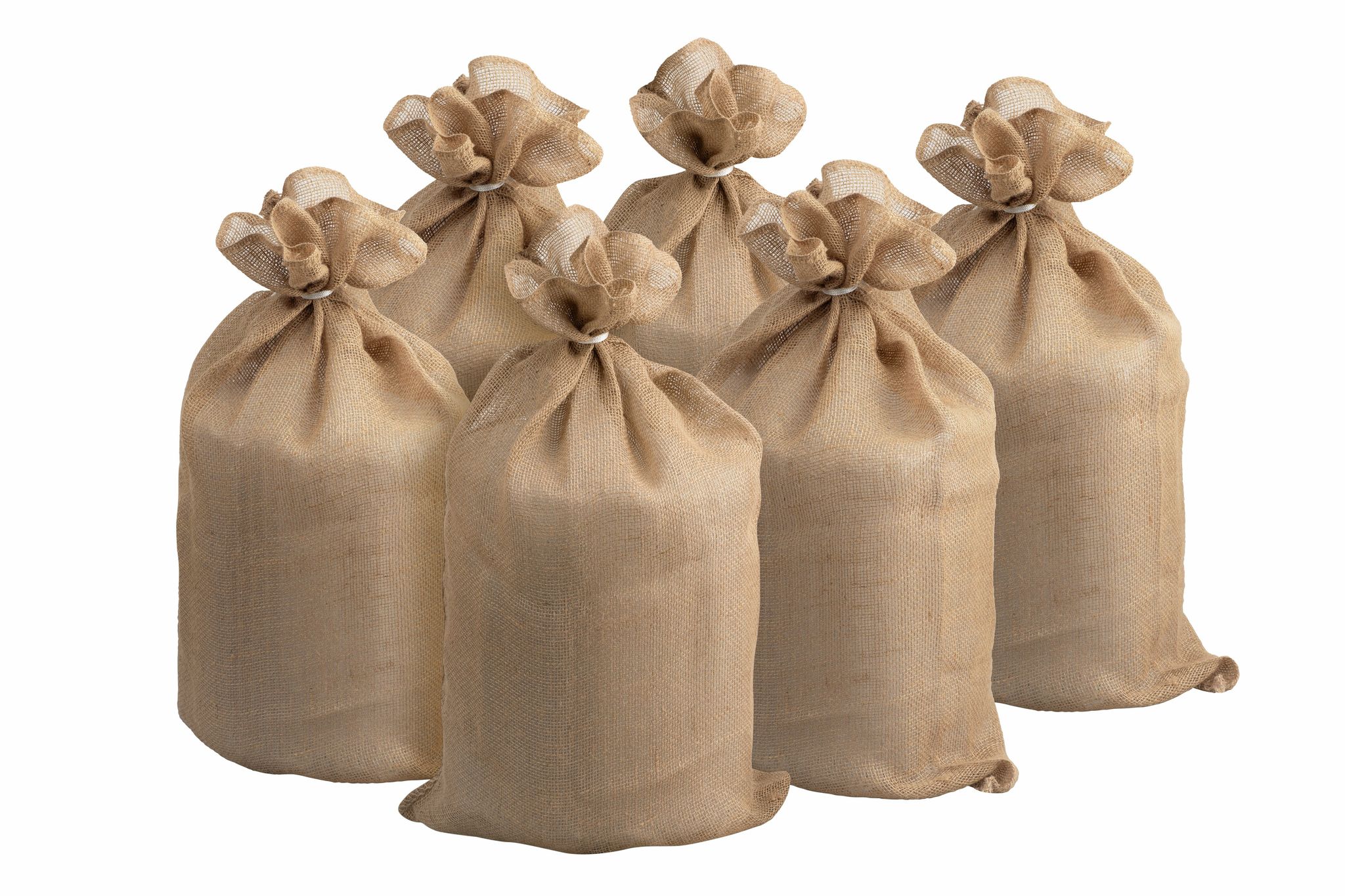 Meister Jutesack 100 X 60 Cm 6 Stück Kartoffelsack 100% Jute Frost Pflanzenschutz