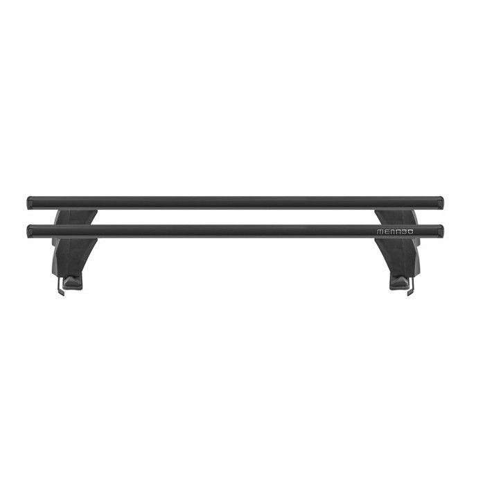 Dachträger Menabo Delta - Seat Toledo, 5 Türen, Modell 2011+ - Schwarz Aluminium - 1370 Mm