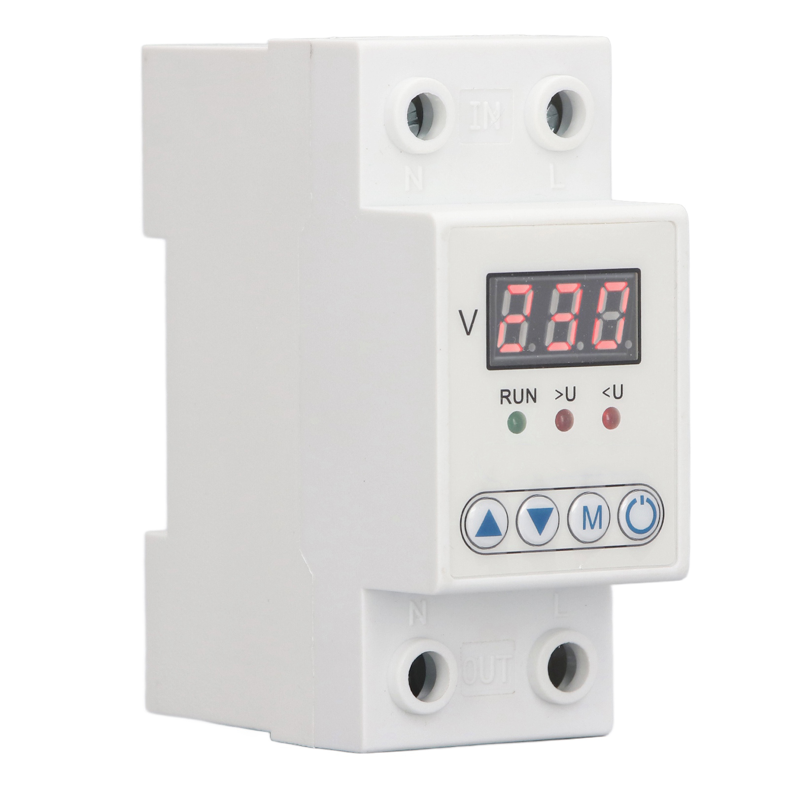 Einstellbarer Intelligenter Regler 230 V Ac 40 A Einphasig, Led-überspannungs- Und Unterspannungsschutz, Automatische Rückstellung