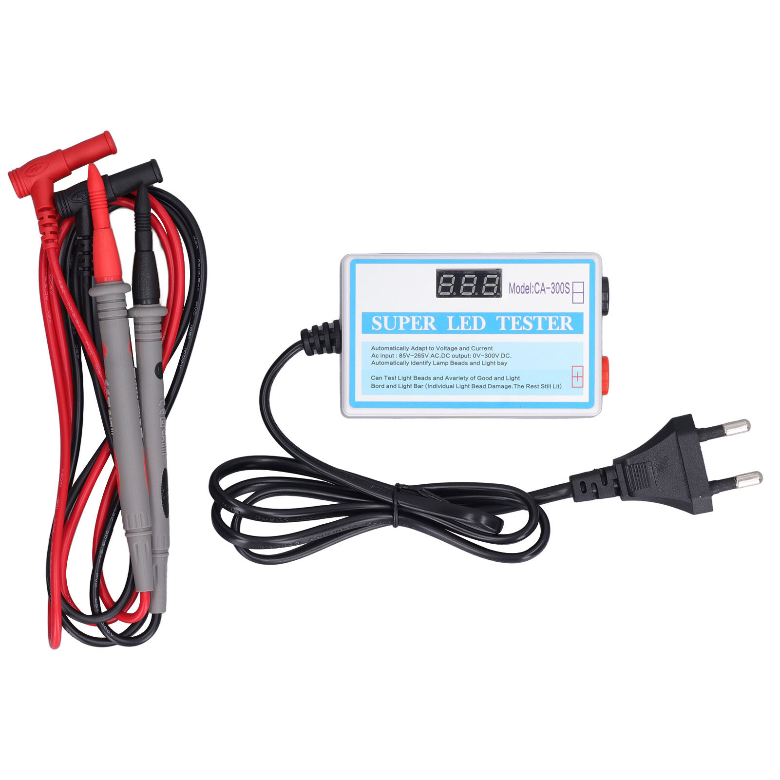 85–265 V Led-streifen-tester Für Fernseher, Intelligentes Reparaturwerkzeug Für Hintergrundbeleuchtungsperlen Mit Stift, Eu-stecker