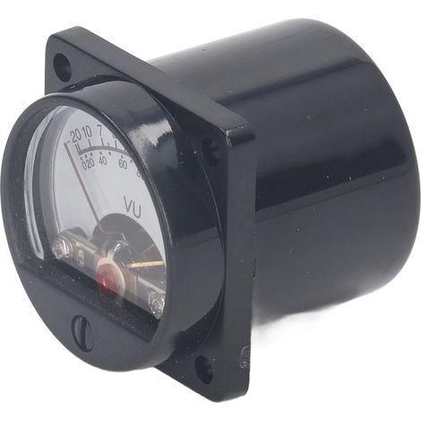 2 Stück Led-hintergrundbeleuchtete Vu-meter-audioanzeigen, Nadel-schallpegelmesser