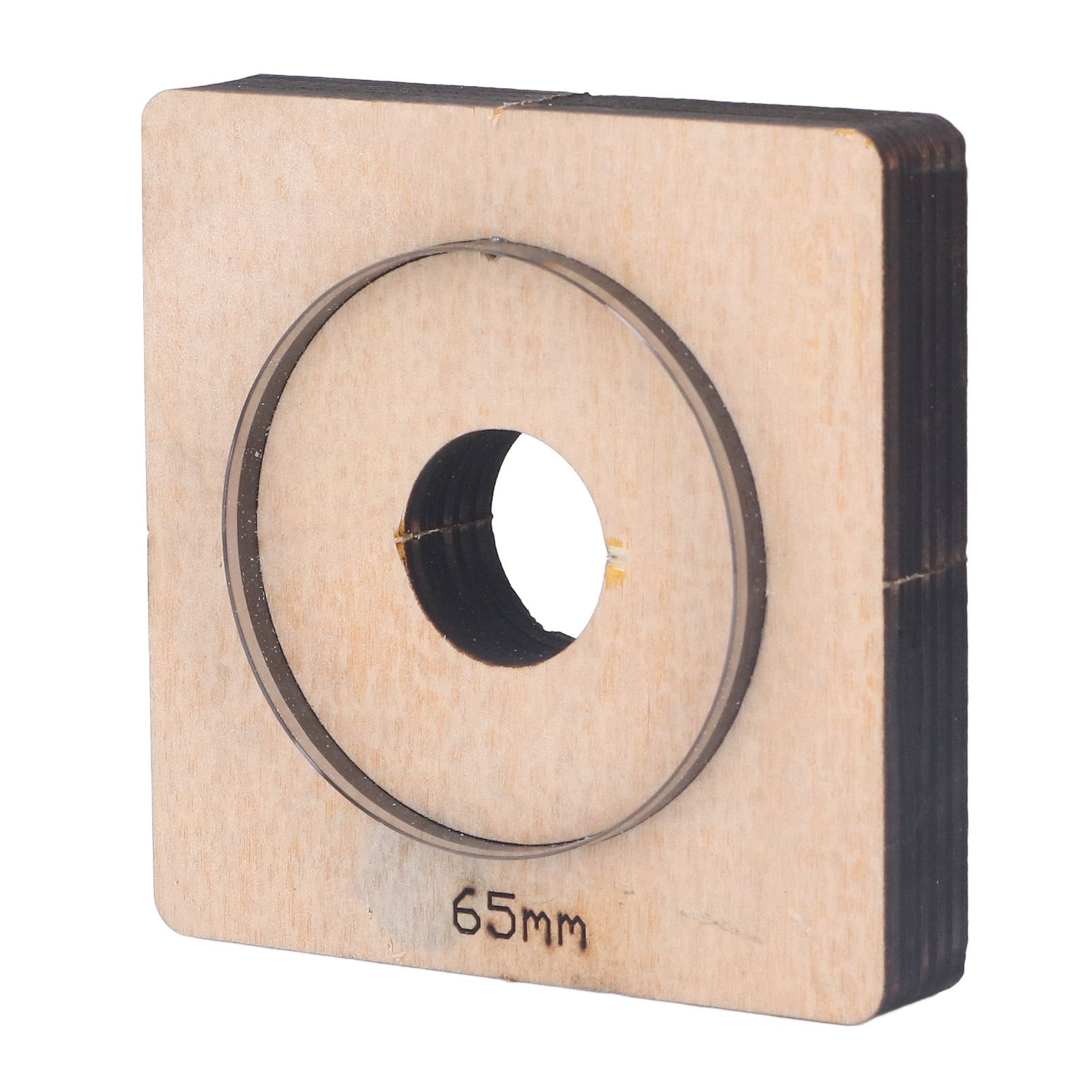 65-mm-rundstanzer Aus Metall Für Kreise, Mit Holzschneidebrett