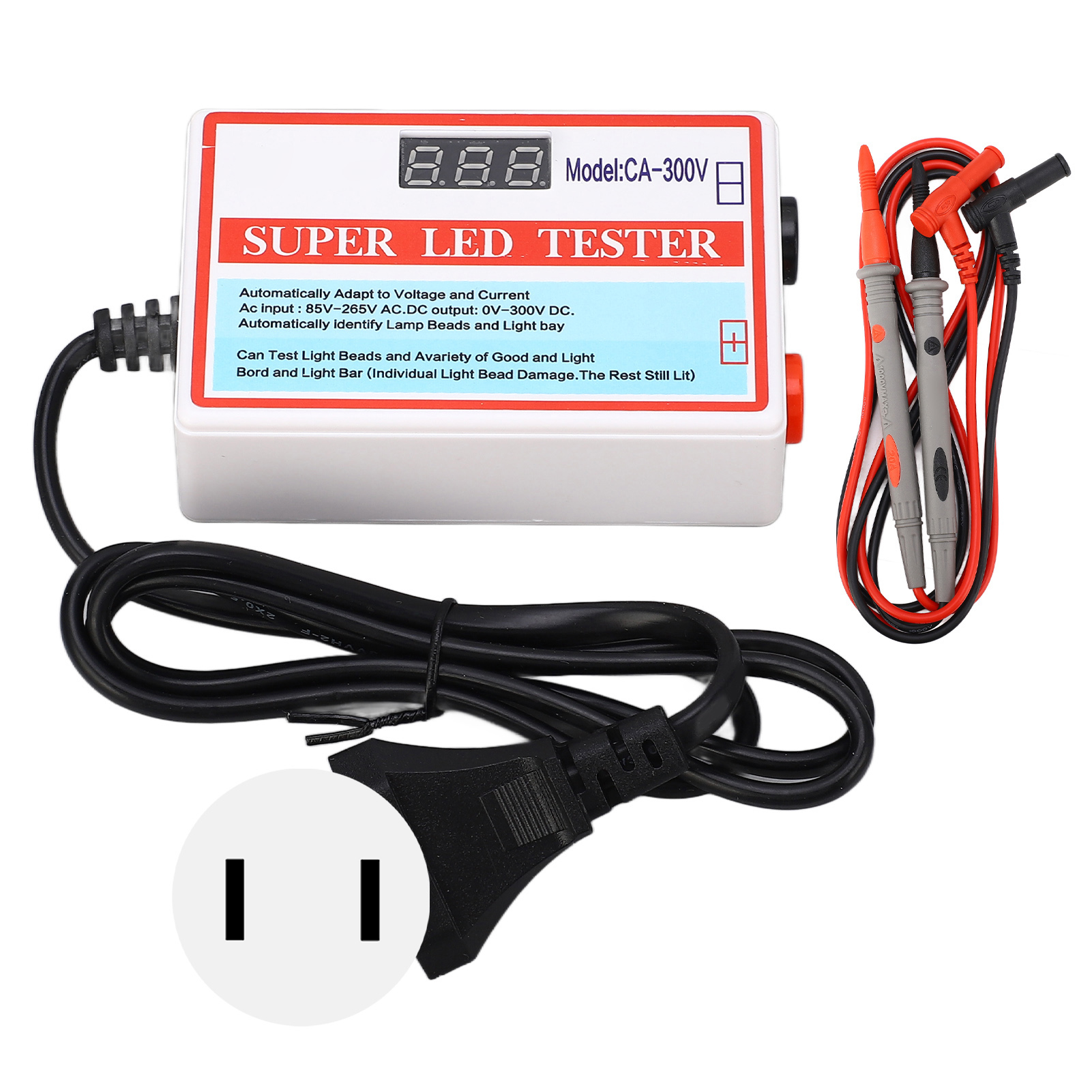 18-w-led-tv-bildschirmtester (85–265 V) Mit Schalter, Hochleistungs-lichtbox, Led-lampe Und Us-stecker