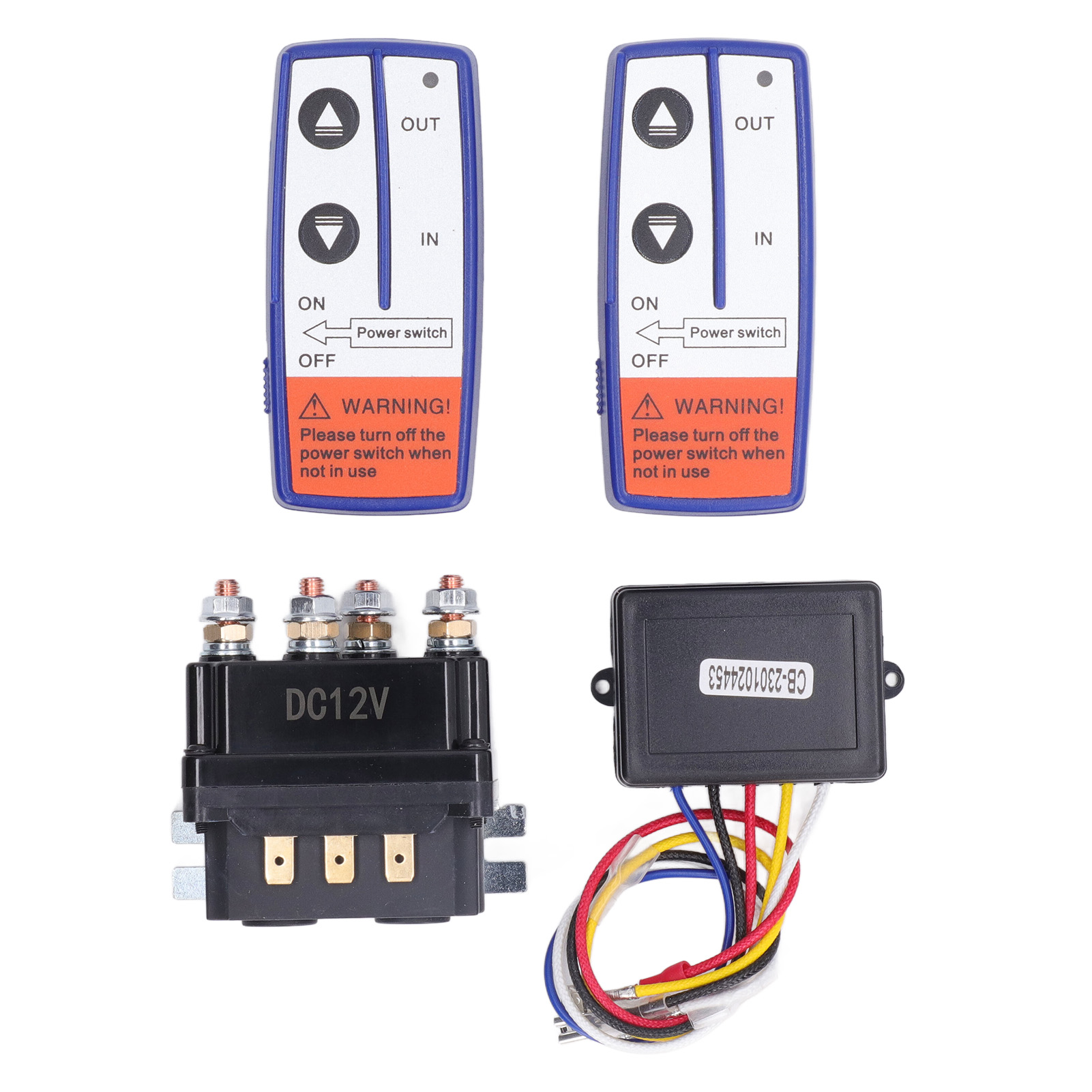 12v 250a Seilwindenrelais-kit Mit Fernsteuer-schützschalter Für Nutzfahrzeuge