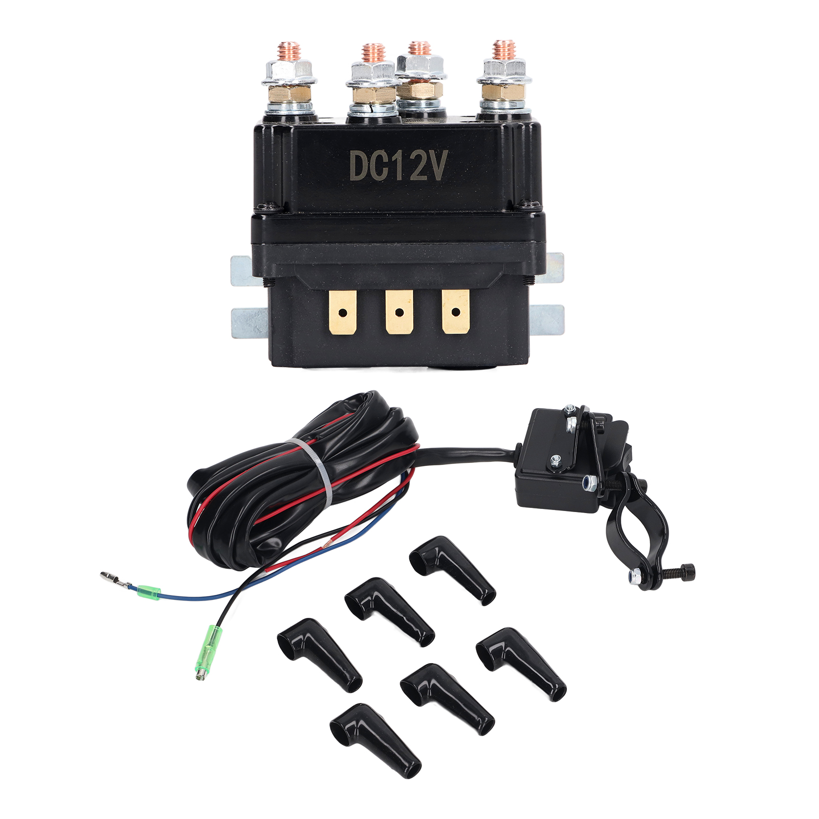 12-v-elektrowinde Mit 250-a-magnetschalter, Messingspule Und Stabilem Relais Für Quad/atv