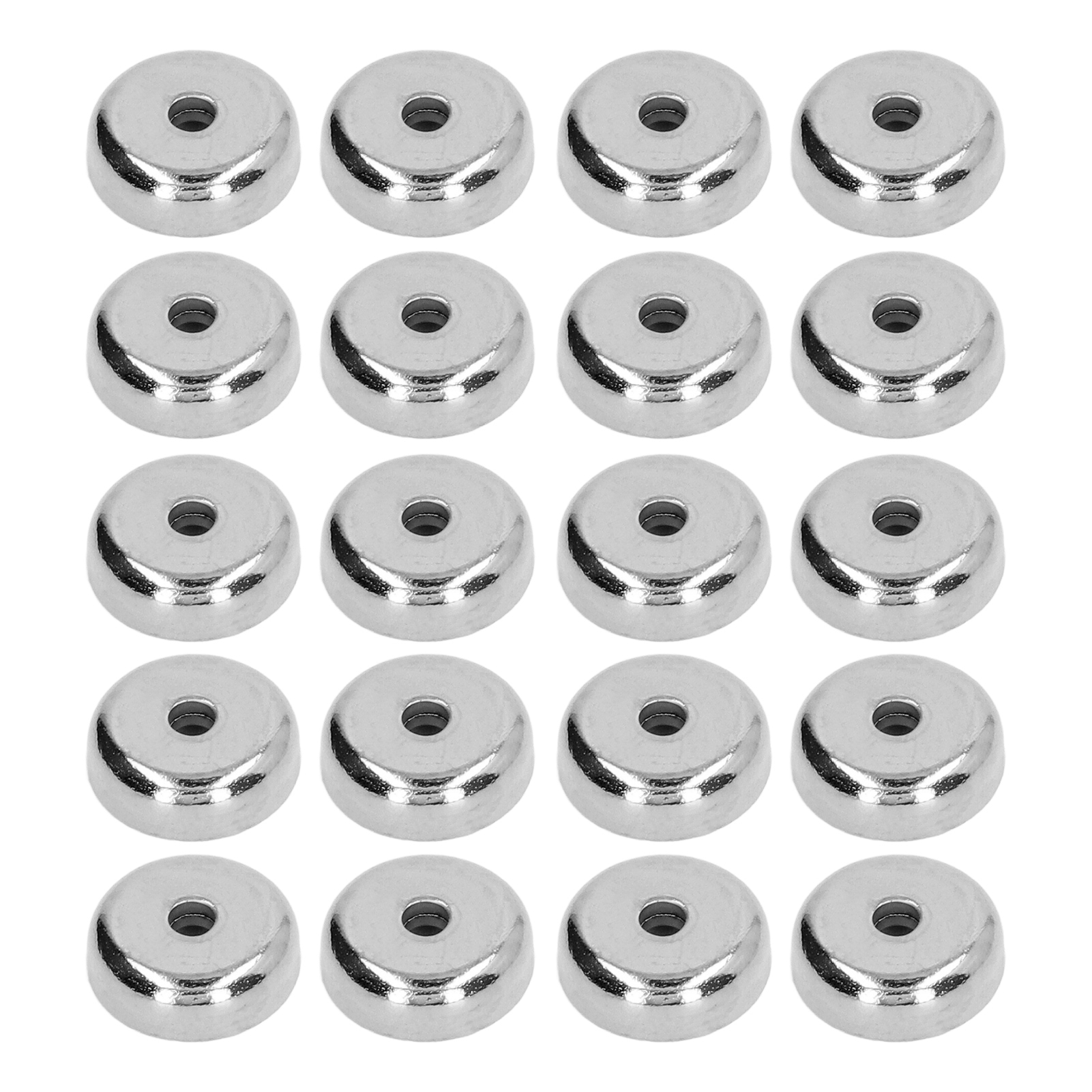 20 Neodym-ndfeb-ringmagnete Aus Korrosionsbeständigem Edelstahl, Seltenerd-scheiben Für Industrielle Anwendungen