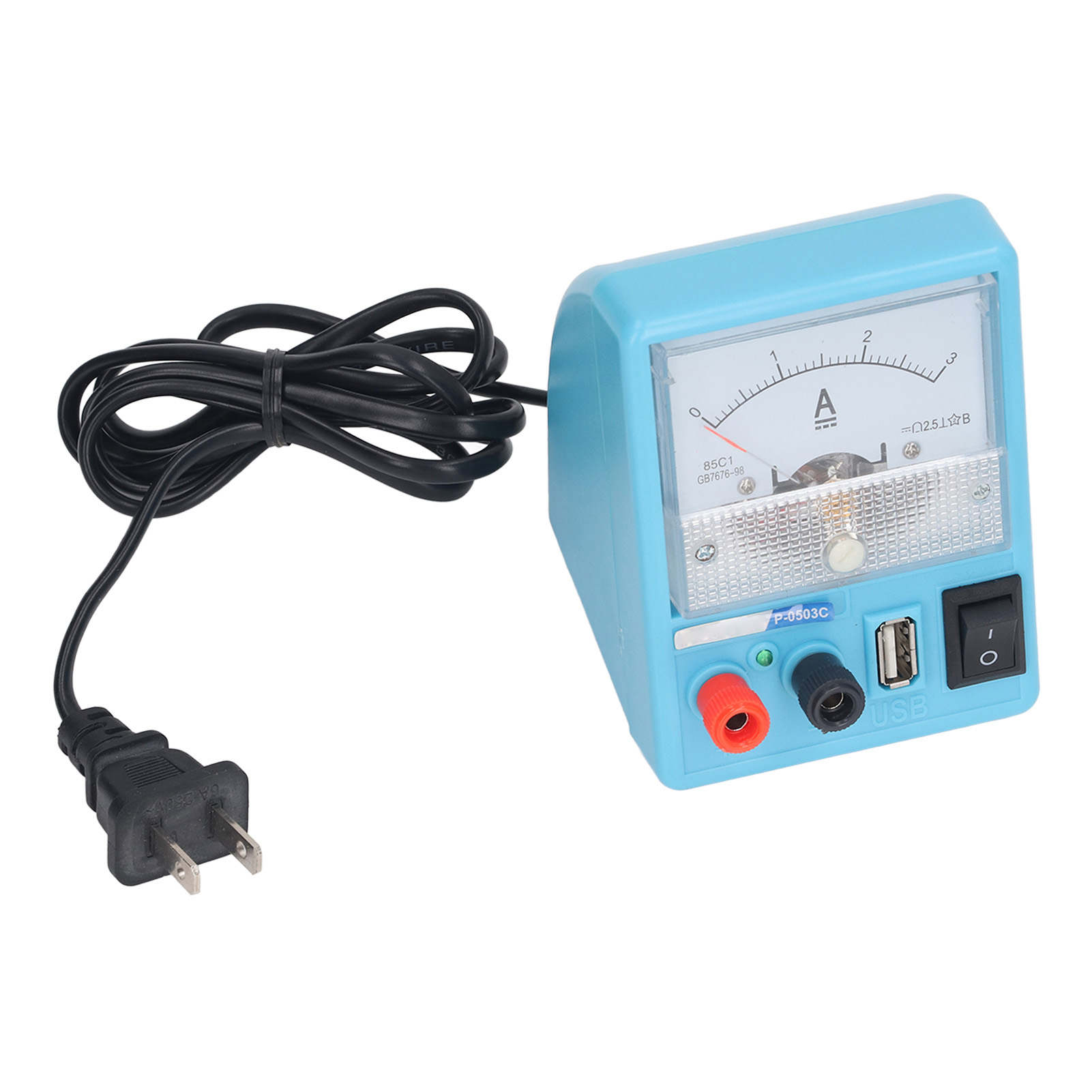 Geregeltes 3-a-gleichstromnetzteil, Einstellbare Spannung 0–30 V, 110–240 V Us-stecker, Stromanzeige, Einstellbare Laborstromquelle