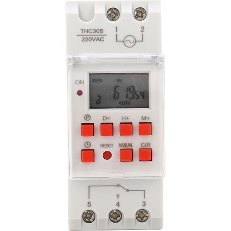 Digitaler Programmierer Mit 20 Ein/aus-zyklen, Timer Von 1 Sekunde Bis 168 Stunden, Lcd-bildschirm, Für 220-240v Ac-geräte.