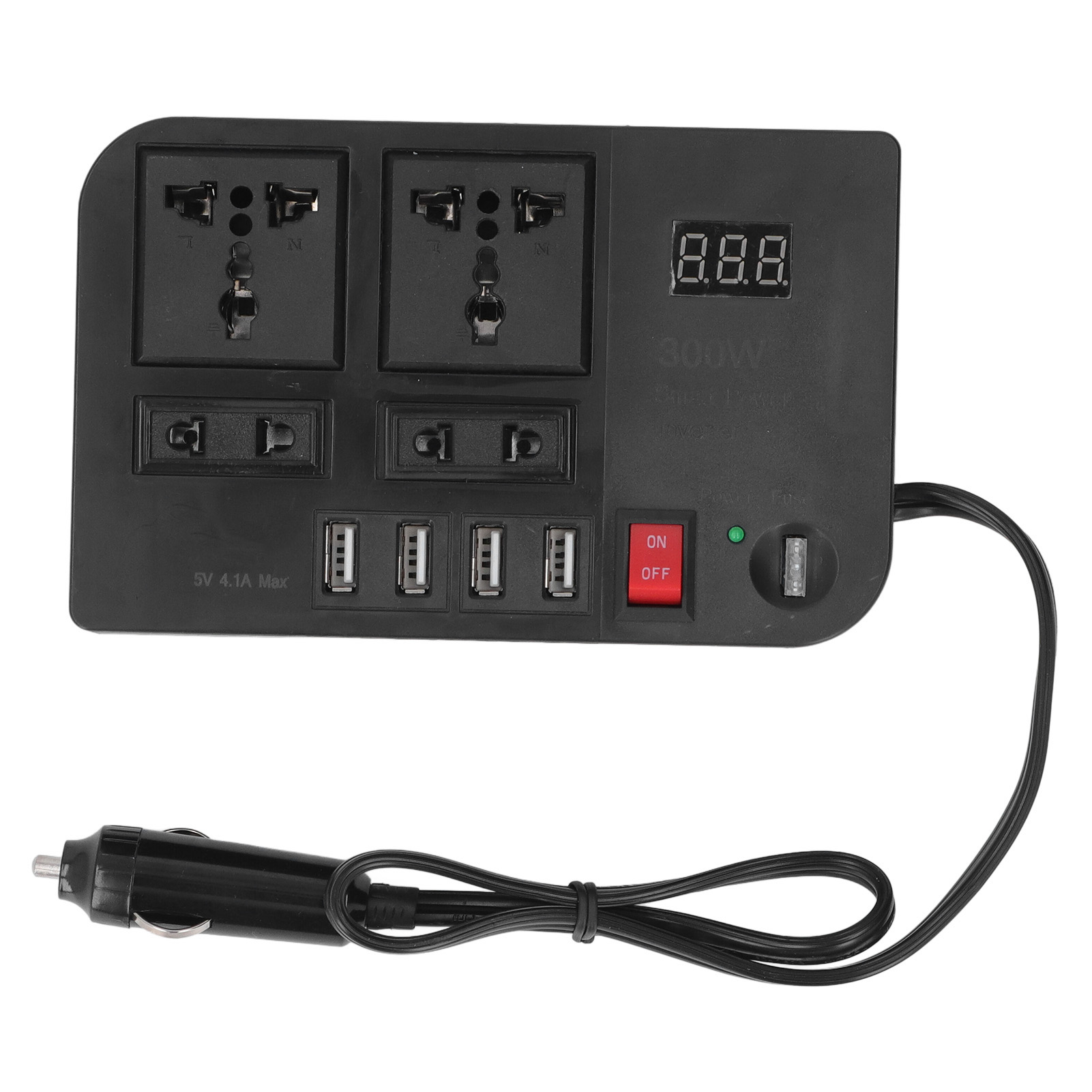 12v-220v 300w Konverter-adapter, Digitalanzeige, Unterspannungsschutz Für Auto