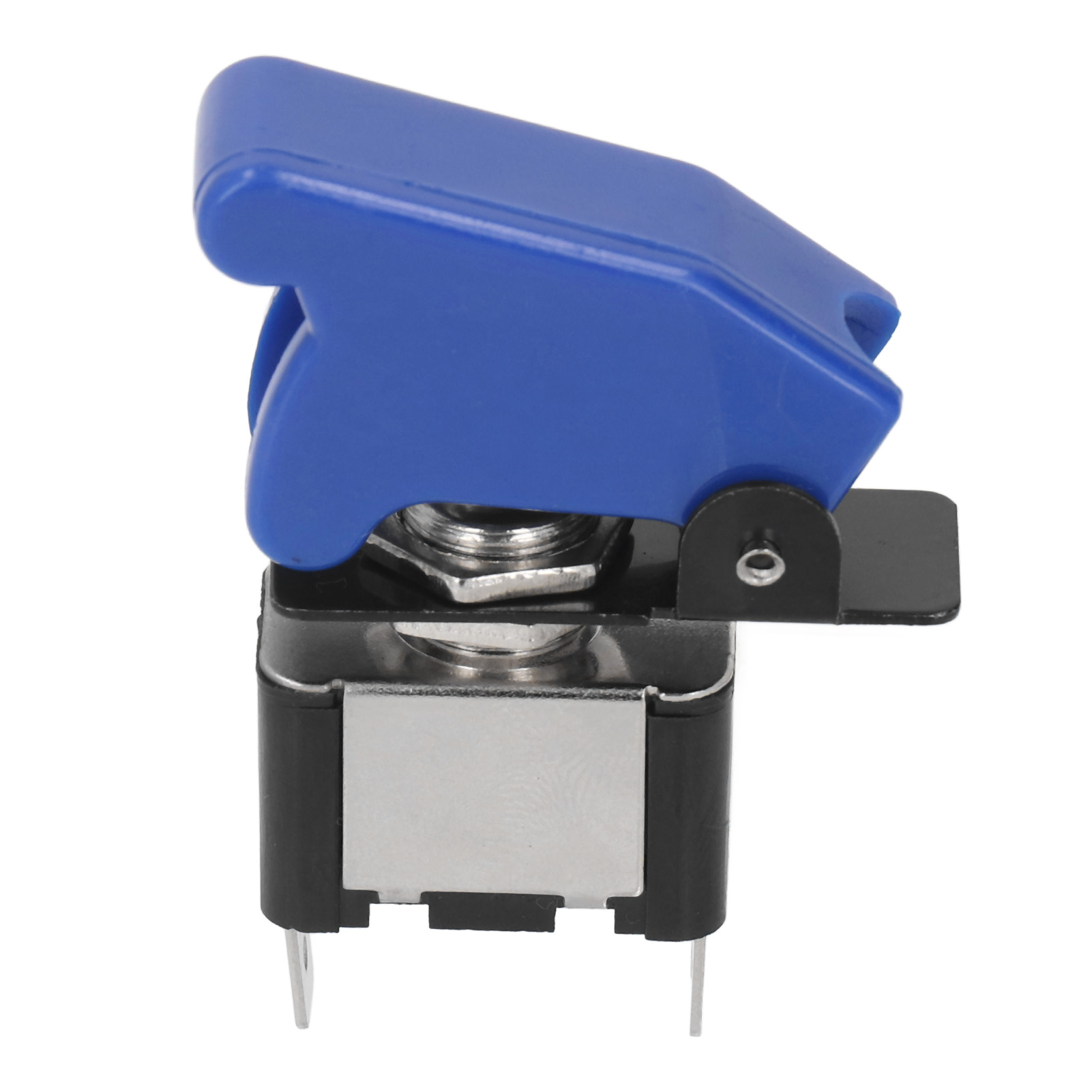 5 Blaue 2-polige 25a 12v Dc Wippschalter Mit Wasserdichter Abs-abdeckung Für Den Einsatz Auf See