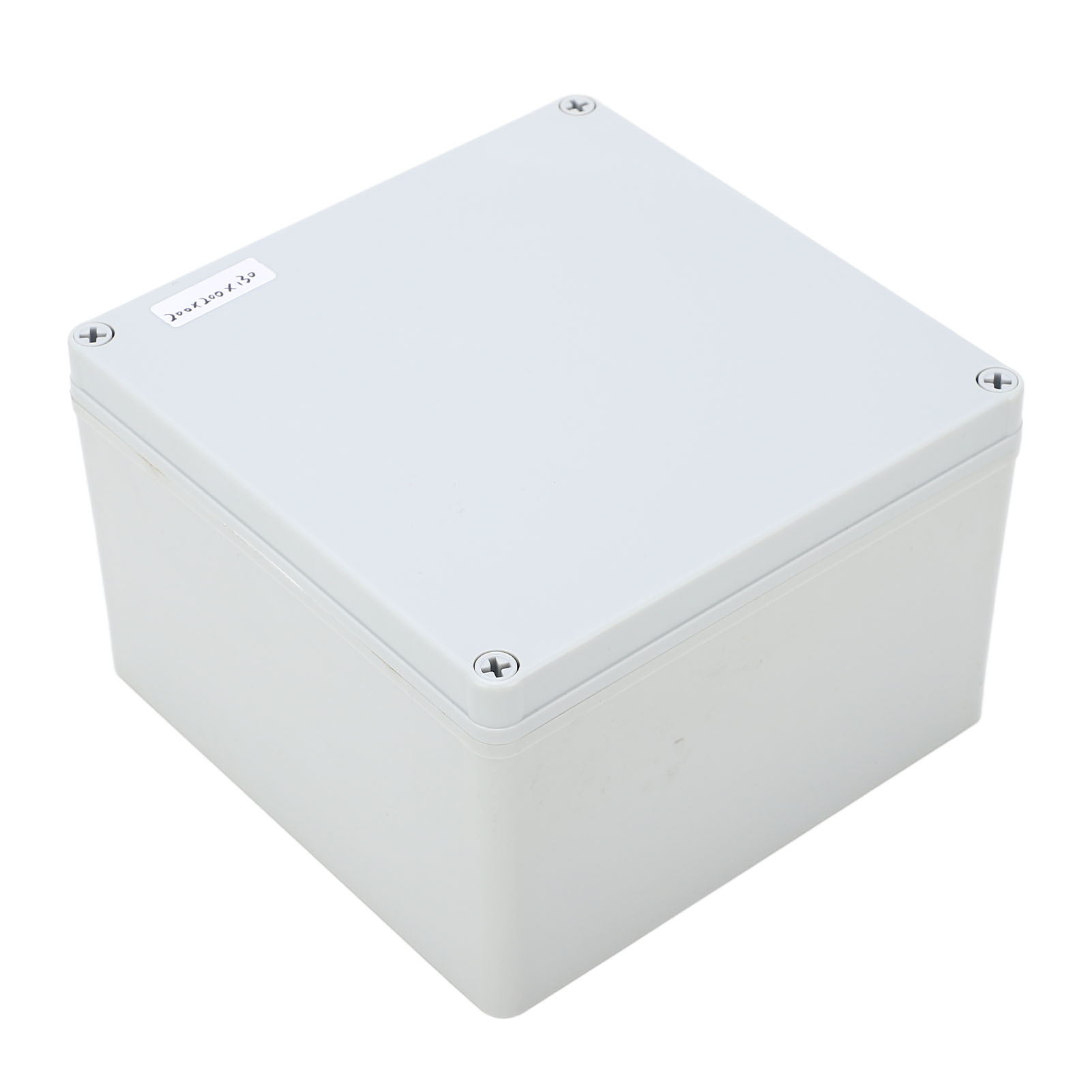Ip67 Wasserdichtes Abs-elektrogehäuse, 200 X 200 X 130 Mm, Für Den Außenbereich, Mit Montageplatte, Universelle Anschlussdose Für Projekte