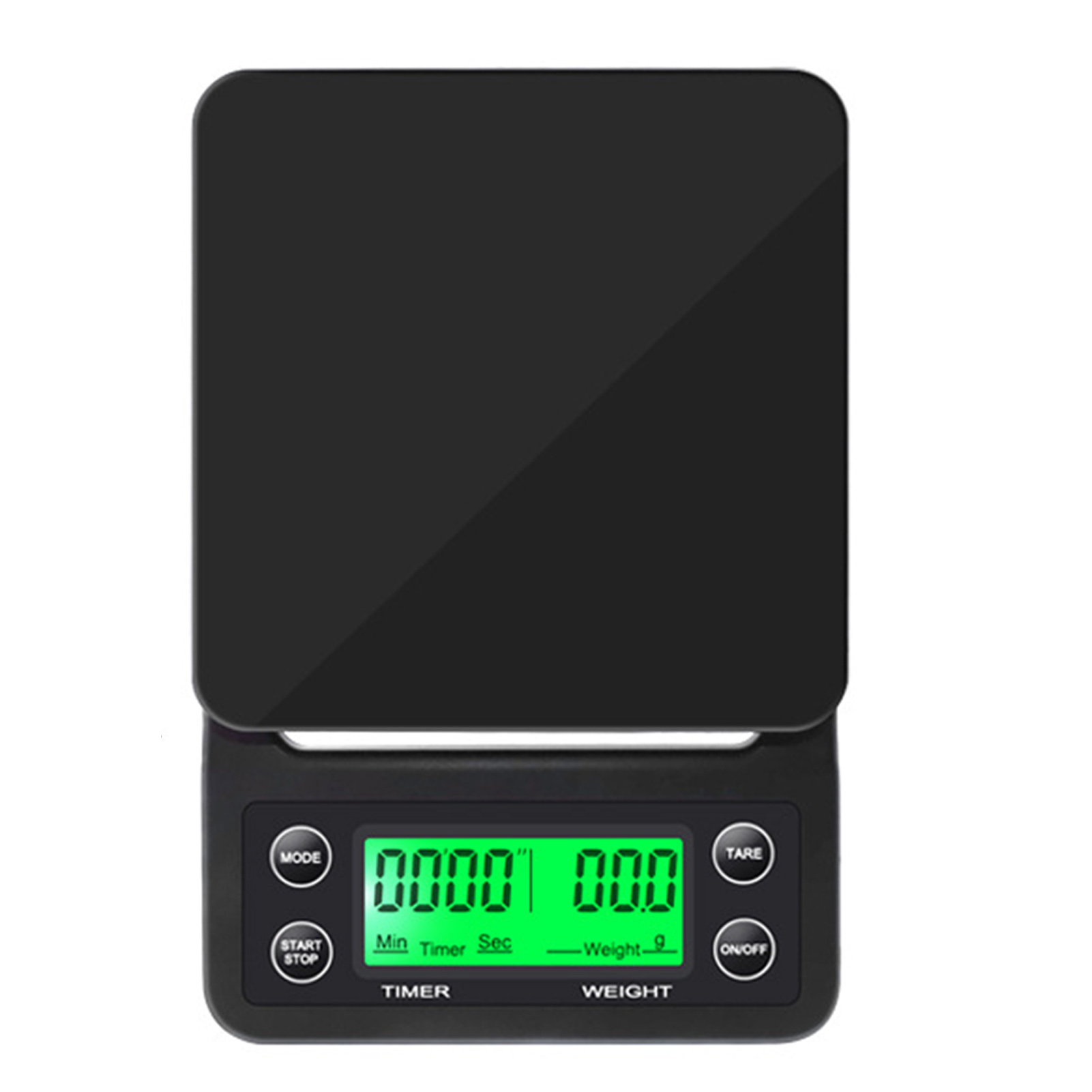 Digitale 3-kg-waage Mit 0,1-g-genauigkeit Für Lebensmittel, Tee Und Kaffee, Mit Digitalanzeige Und Timer
