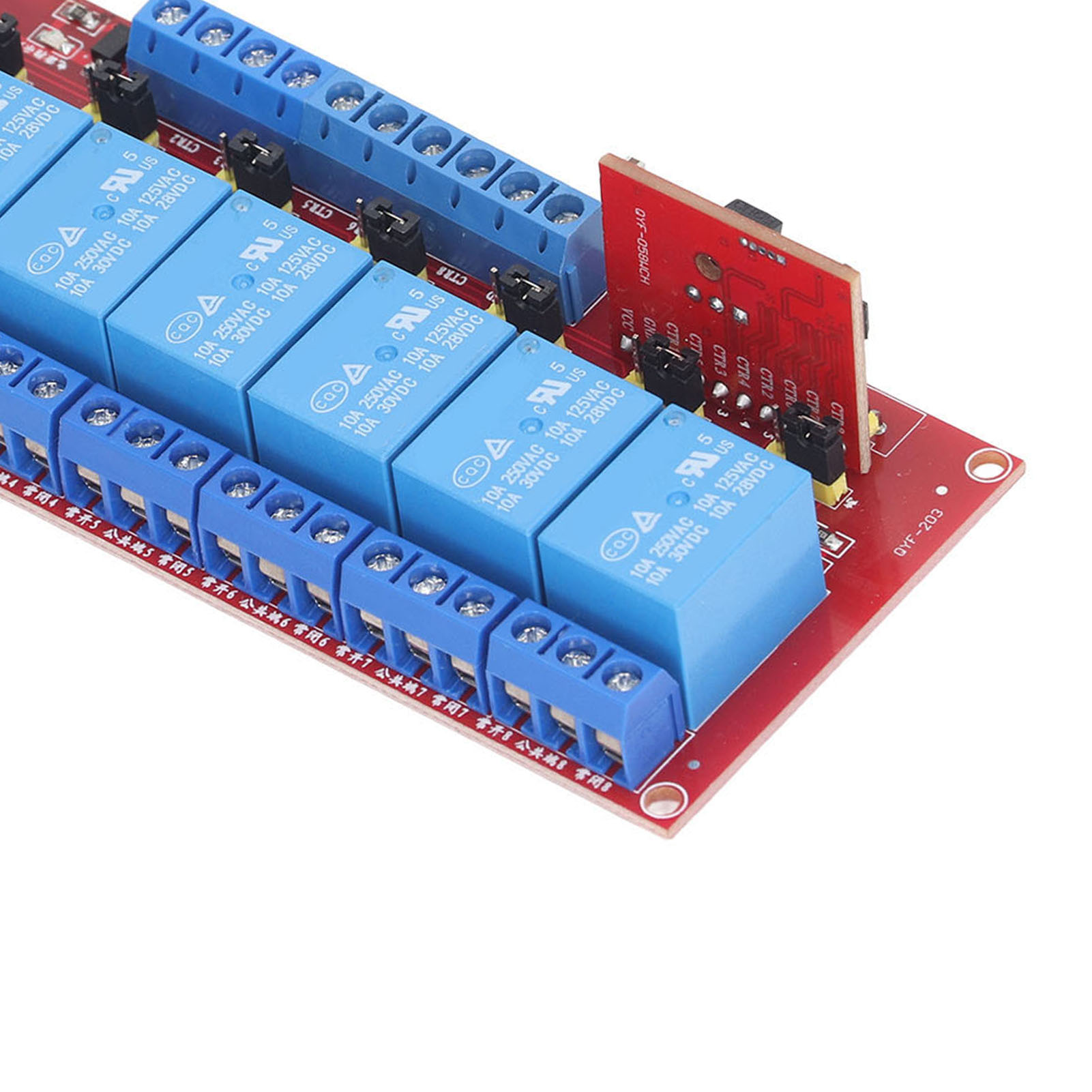 Universelles 10a-infrarot-relais – Sicherer 8-kanal-funkschalter Für Motoren, Beleuchtung, Diy-türen, 5v-steuerungen