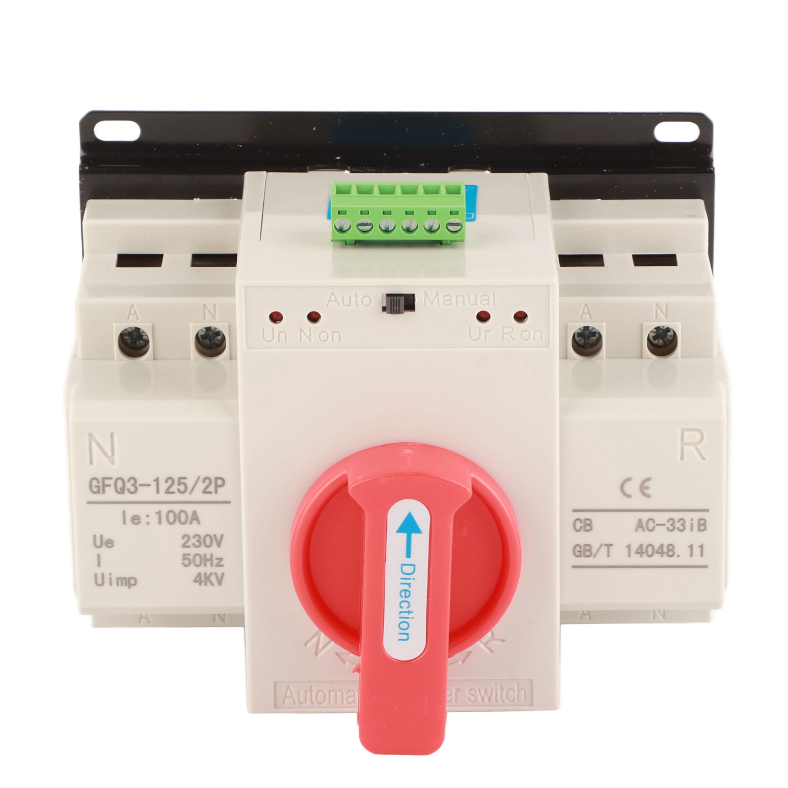Ats 2p 100a 230v Ac Schalter - Automatischer Doppelstromumschalter Für Generator, Mini-stromquellenumschalter.
