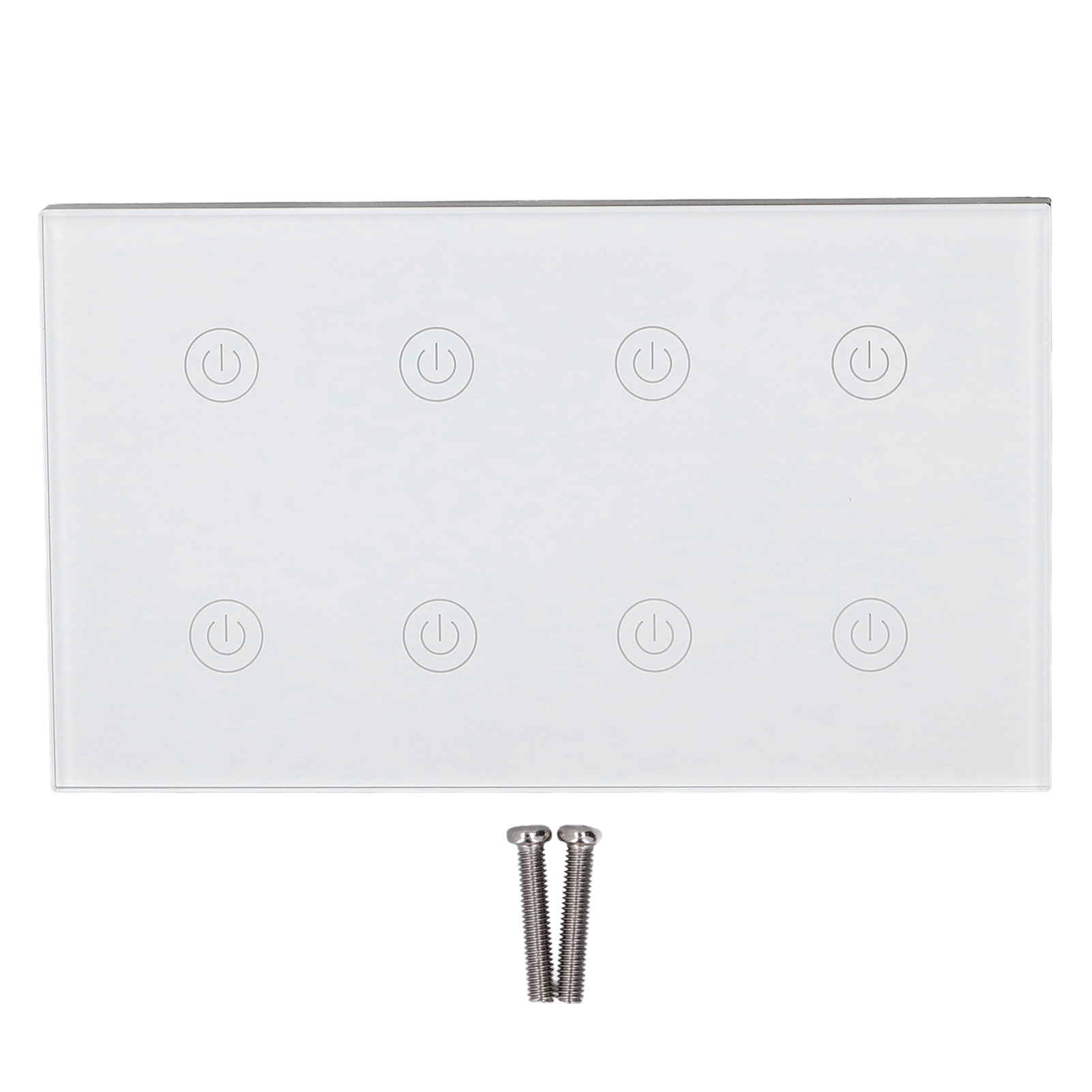 8-tasten-wlan-touch-wandschalter, Kabellos, Kompatibel Mit Google Home, 100–240 V Wechselspannung, Smart-home-bedienfeld