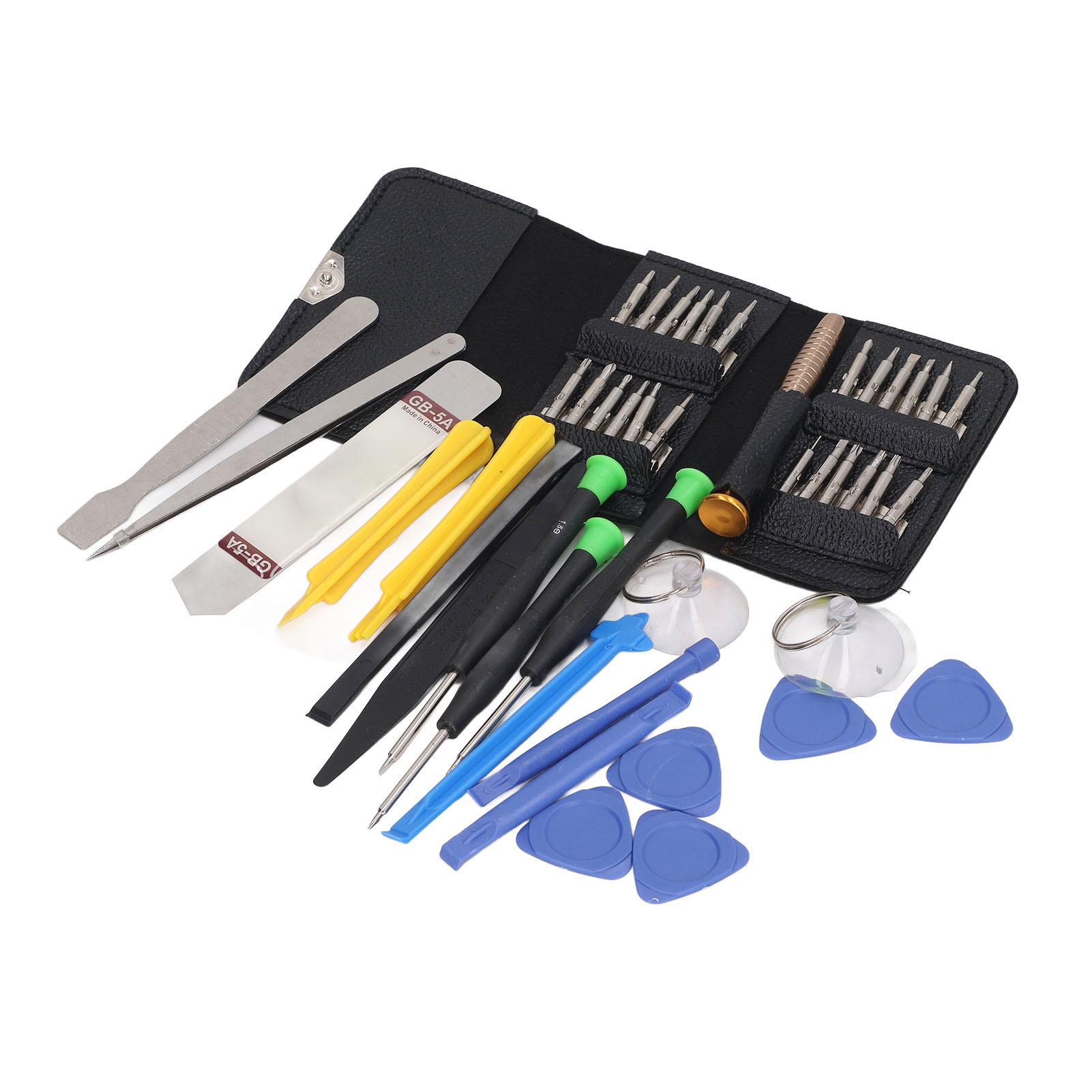 45-teiliges Elektronikreparaturset, Professionelles Werkzeug Für Die Selbstmontage Von Laptops, Computern Und Smartphones.
