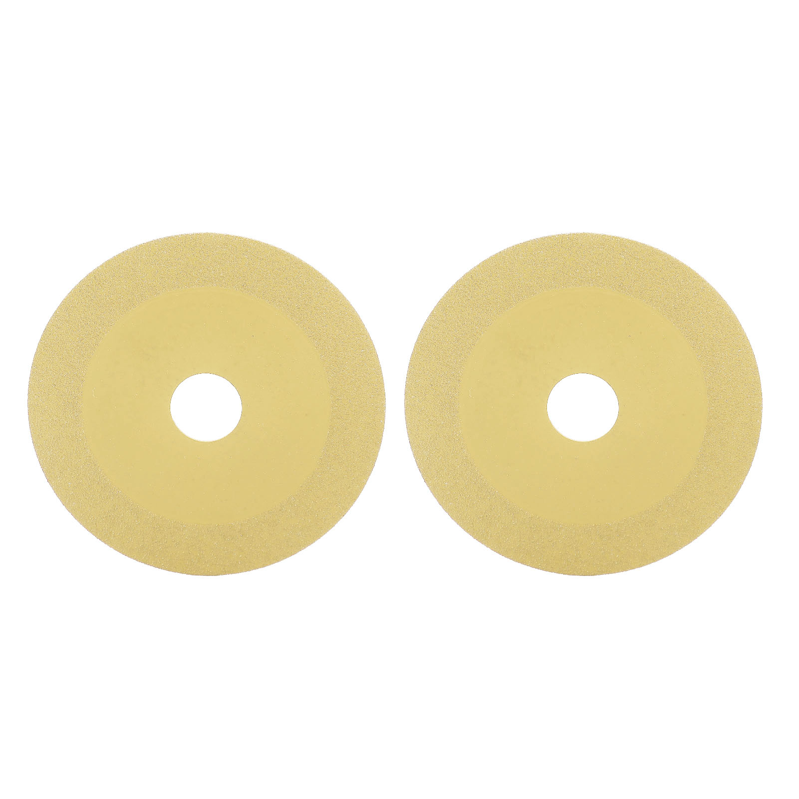 Set Mit 2 Champagnerfarbenen Diamanttrennscheiben Zum Schneiden Von Fliesen, Keramik Und Glas – Scheiben Für Schleifmaschinen Und Rotationswerkzeuge