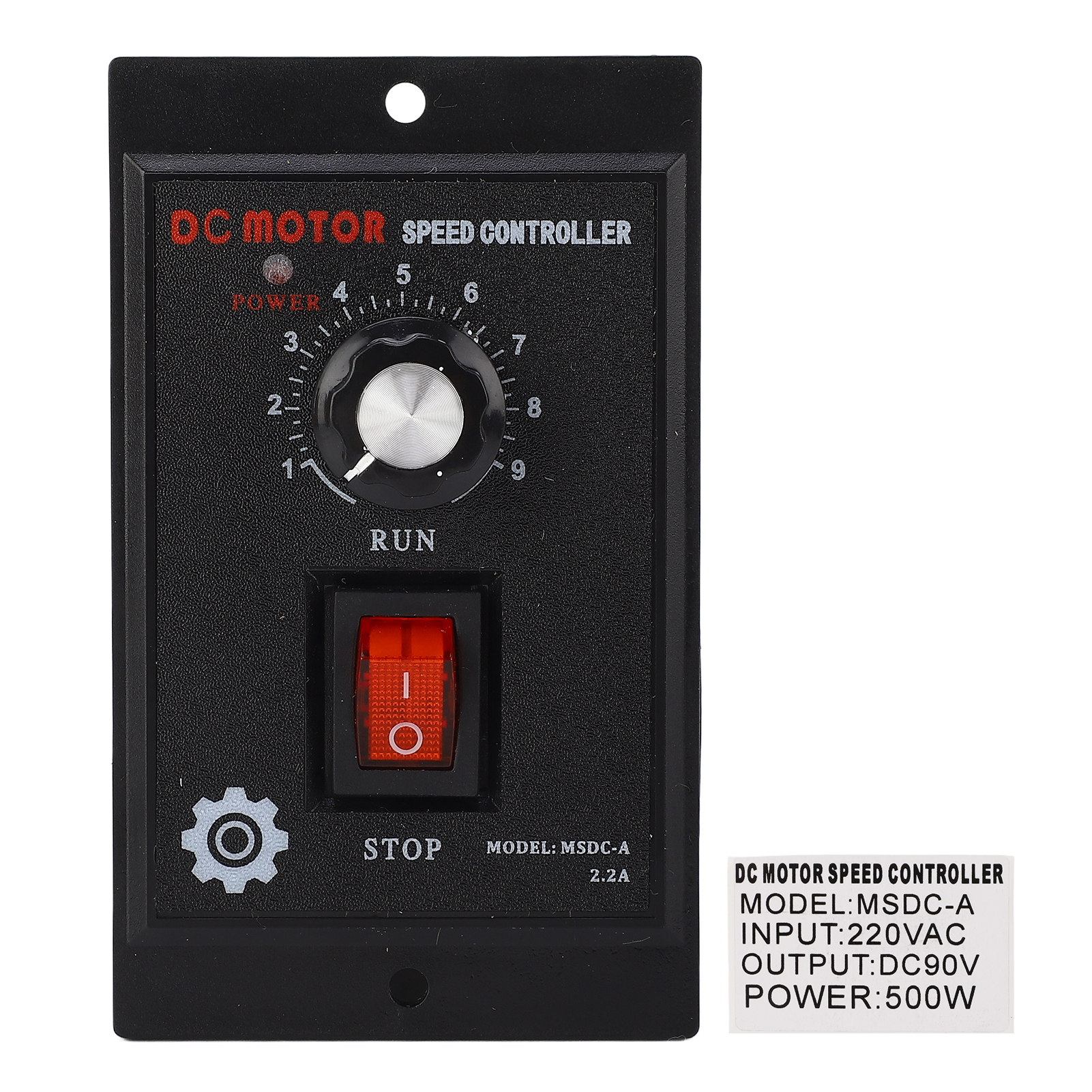 Dc-drehzahlregler, 220 V Ac-eingang, 90 V Dc-ausgang, 500 W, Motorsteuerung Mit Netzschalter