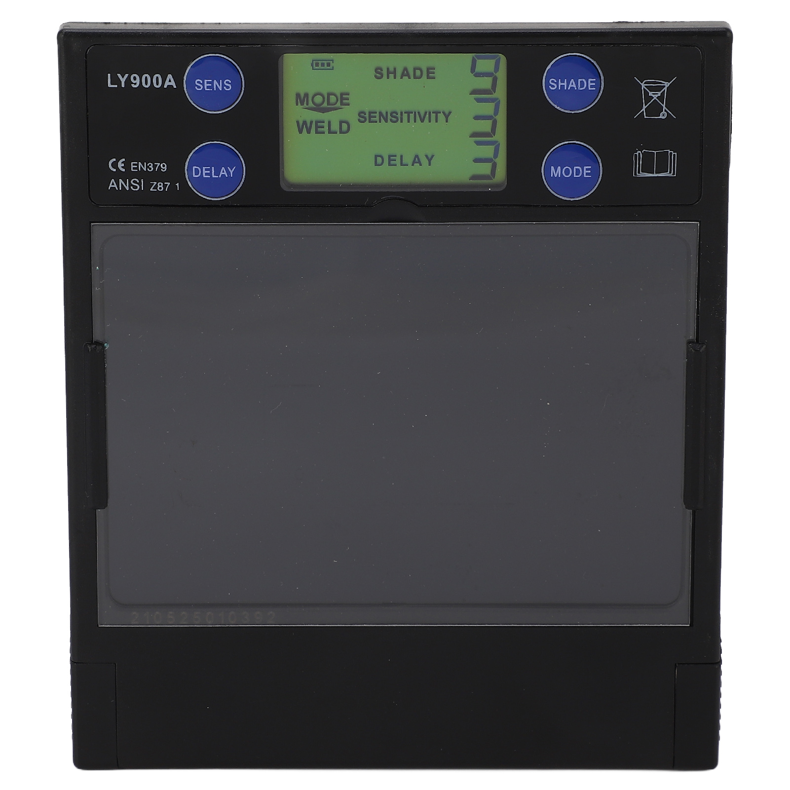 Automatisch Abdunkelnder Schweißhelm Mit 100x67mm Digitalem Lcd-filter Und Sonnenschutz Für Professionelle Schweißer