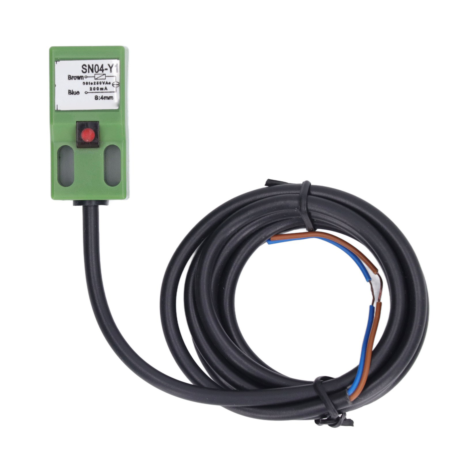 Quadratischer 2-draht-no-sensor, 90–250-vac-näherungsmelder, Distanzschalter, Detektionsmodul