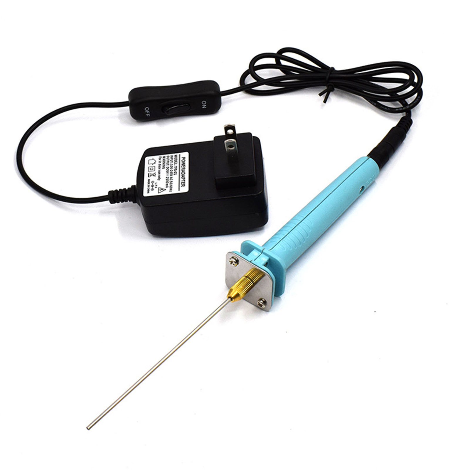 Elektrisches Thermomesser Mit Geteilter Nadel Zum Schneiden Von Baumwollperlen Und Kt-platten, Schaumstoffschneidwerkzeug Mit Us-stecker.