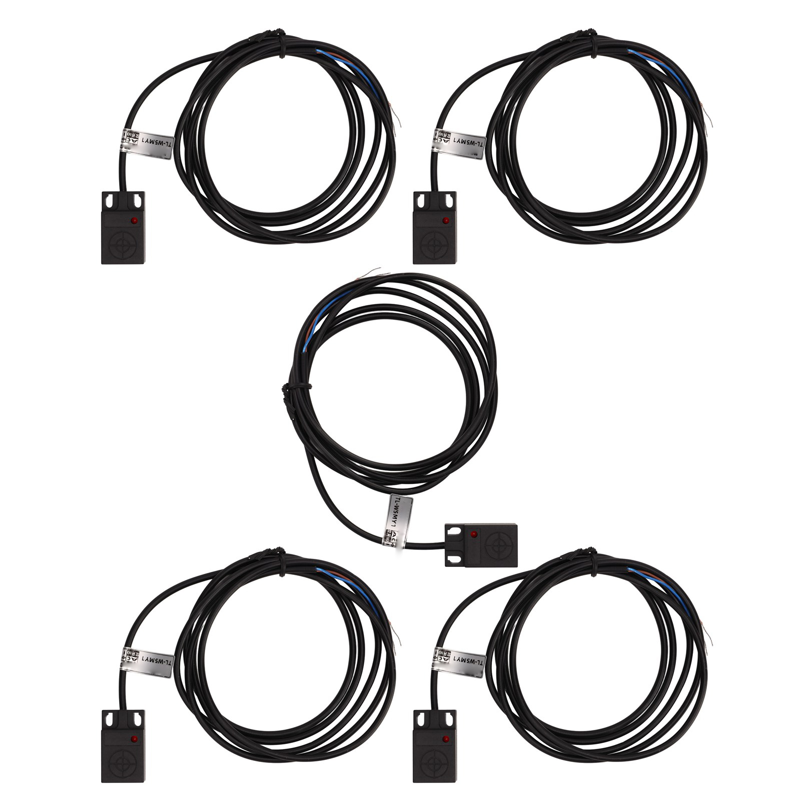 5-mm-näherungs-induktionsschalter, No 110-220 Vac, Schnelle Ansprechzeit, Störungsfrei, 2-adrig, Normalerweise Offen.