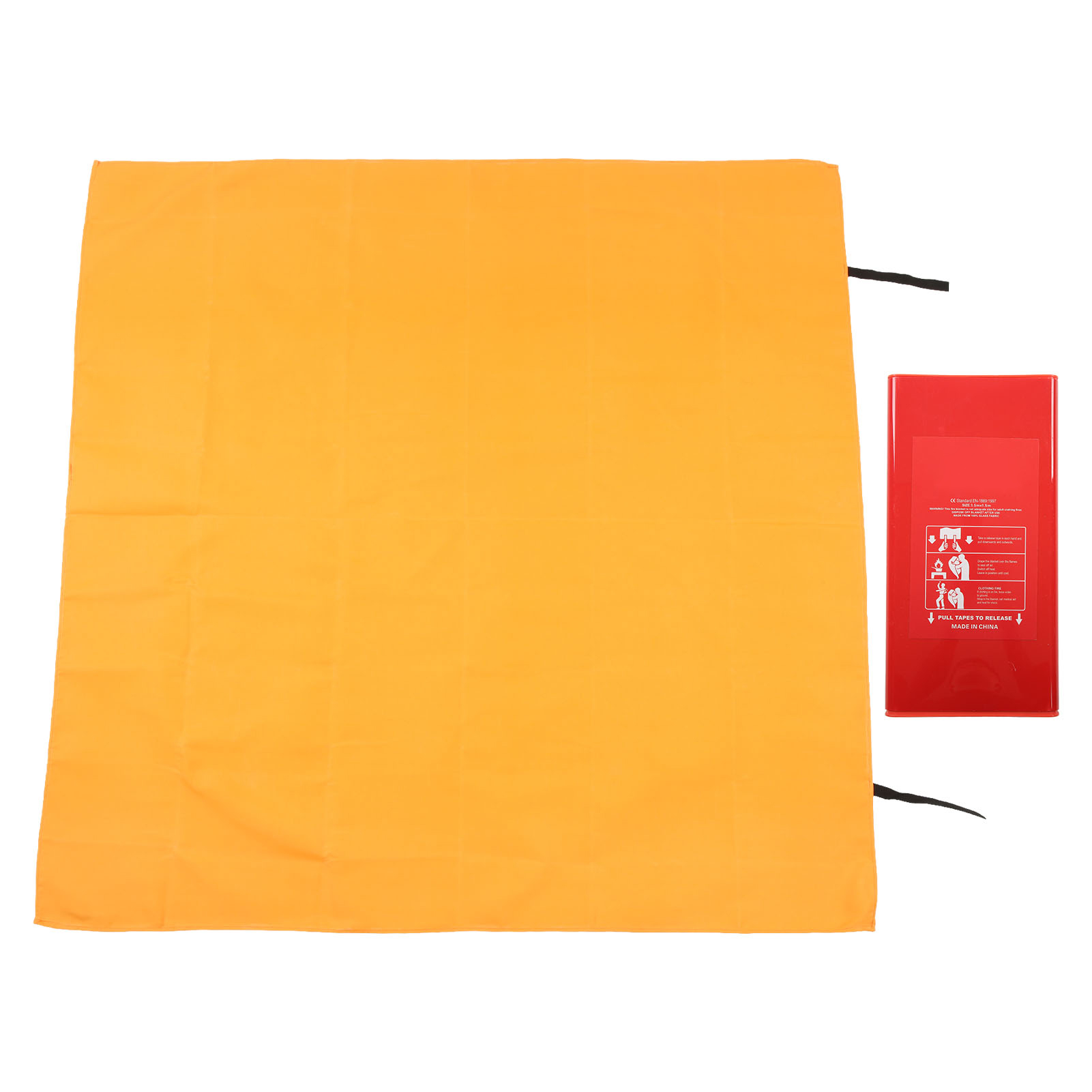 Orangefarbene, Feuerhemmende Decke, 1,5 X 1,5 M, Schwer Entflammbar Für Hotels, Notfall-brandschutz, Feuerhemmend