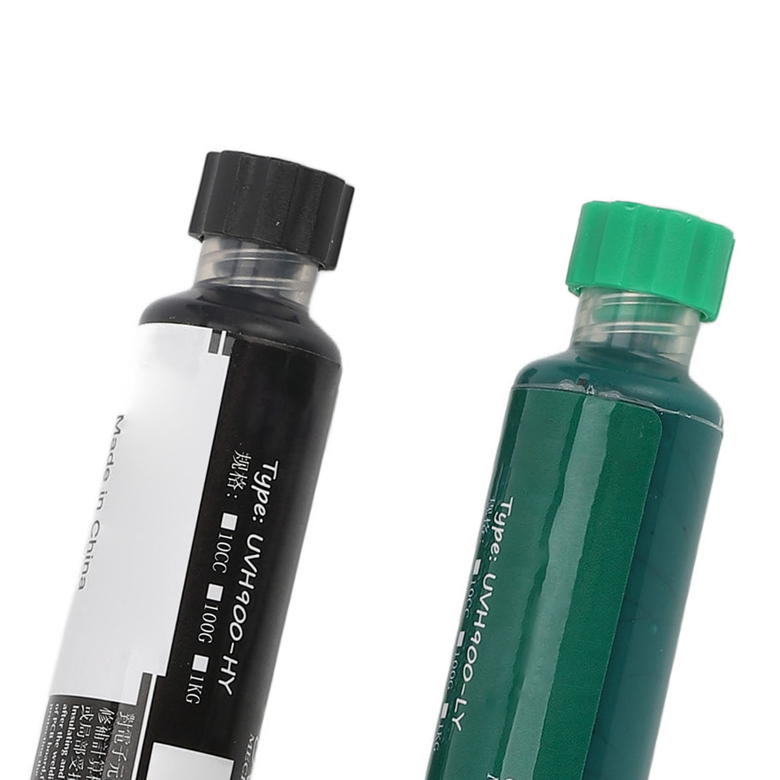 Packung Mit 2 Schwarzen Und Grünen Lötstopplacken Für Die Reparatur Von Bga-leiterplatten, Uv-härtend, Lötbeständig