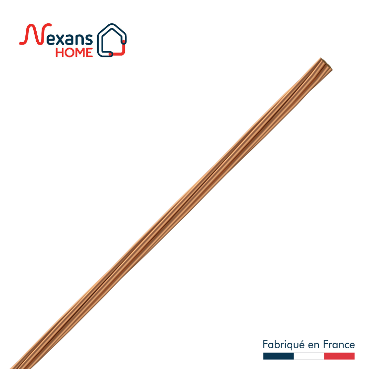 Goldener Elektrodraht, 1 Mm² L.50 M Nexans