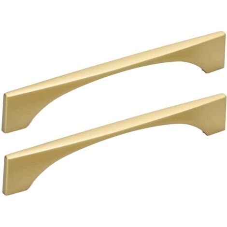 Pa Goldfarbener Küchenmöbelgriff, 6er-set, Möbelgriff, Messing, Schubladengriff, Messing-möbelgriffe, Küchenschrank-griff, Mittenabstand 192 Mm