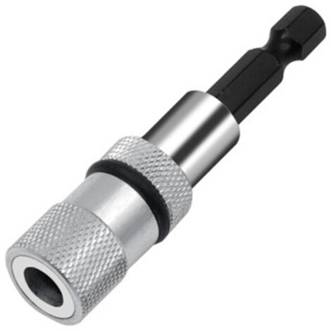 Pa Magnetischer Bithalter Mit Profi-anschlag, Silber, Länge 66 Mm