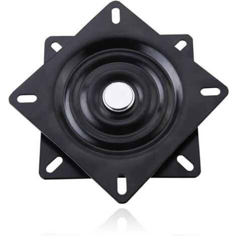 Pa Vierkantlager Für Drehteller, 15 Cm, Drehfuß, Für Sofas, Fernseher Und Barhocker, Schwarz