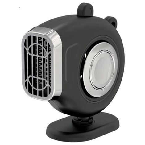 Pa Stück 12 V Tragbare Autoheizung, Elektrischer Trockner, Windschutzscheiben-demister, Nebel-defroster, Mini-fahrzeugheizung, Winter-autoheizung, Demister (farbe: Schwarz, Größe: 11,2 X 12,3 X 5