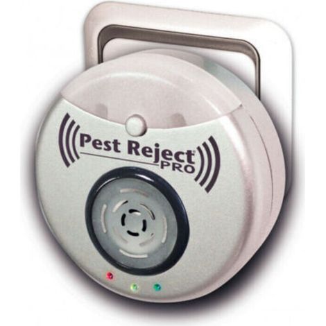 Pair Pest Reject Pro Abwehrkraft Schädlingsbekämpfer Ultraschall Und Elektromagnetismus Farbe Grau Abdeckung Ihres Hauses Von 200 M² Integriertes Nachtlicht