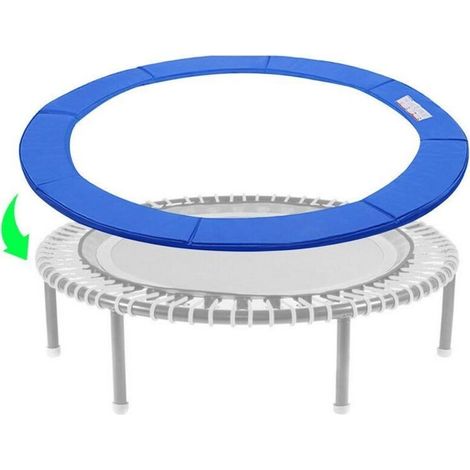 Pair Federschutzpolster Für 305 Cm Trampolin Blau