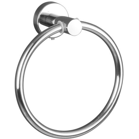 Pa Handtuchhalter, Handtuchring Aus Edelstahl, 16 Cm, Runder Handtuchring Zur Wandmontage Für Badezimmer, Küche, Schlafzimmer Usw. (silber)