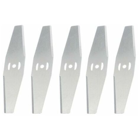 Pair Fadentrimmer-ersatzklinge, Für Akku-fadentrimmer, Gartenbesatz, Metallklinge, Silber, 5 Stück