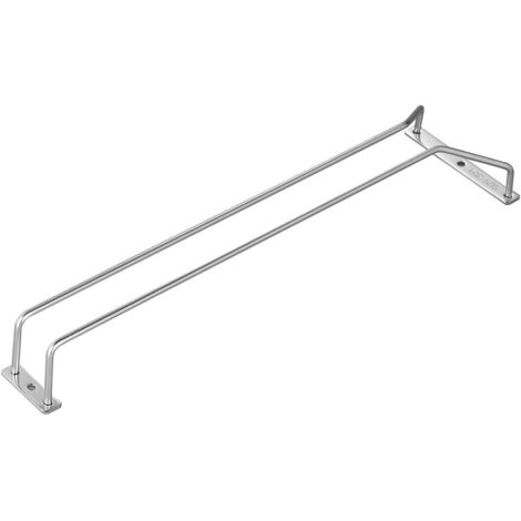 Pa Stielglasregal Unter Dem Schrank, Weinglasregal, Hängeregal Aus Edelstahldraht, 34,5 Cm, 1 Reihe