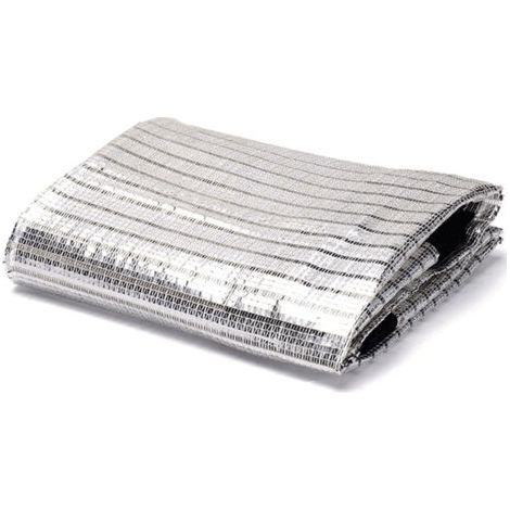 Pa Aluminium-schattennetz Für Garten, Sonnenschutz, Isoliernetz, Sonnenschutznetz Für Bäume (1 X 1 M)