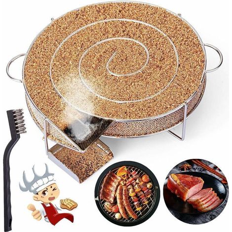 Pair Kaltrauchgenerator Zum Räuchern Von Fleisch Und Fisch In Der Räucherkammer Mit Grill-reinigungsbürste
