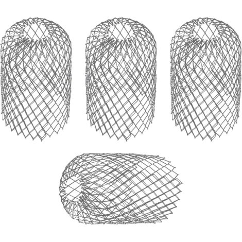 Pa 4 Flexible Aluminium-dachrinnenfilter, Durchmesser: 8 Cm, Gitternetz, Stopp-laubsieb, Laubschutz, Dachrinnenabdeckung Zum Schutz Der Dachrinne Vor Blättern Auf Dem Dach