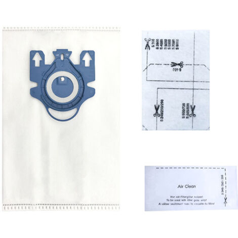 Pa 8er-pack Staubsaugerbeutel Kompatibel Mit Miele Gn, 3d Efficiency Gn Complete C3/c2, Classic C1, S400i-s456i, S8, S5, S2, Miele Staubsaugerbeutel Mit Motorschutzfiltern Und Filter