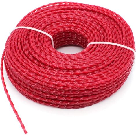 Pa Freischneiderfaden, 3,0 Mm Nylon-trimmerfaden, Ersatzfaden Für Rasen, Gärten, Gehwege, Gehwege, Parks Und Landschaften (twist, 3 Mm X 50 M)