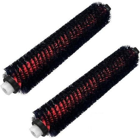 Pair 2er-pack Ersatz-reinigungsbürsten – Hauptbürstenzubehör – Kompatibel Mit Roborock S8/s8+/ S8 Pro Ultra/s7 Maxv Ultra/s7 Pro Ultra/g10s Pro – Schwarz