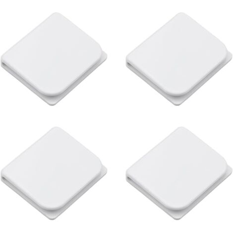 Pa Stück Duschvorhang-clips, Selbstklebende Dusch-clips, Vorhang-stopper-clips, Spritzwassergeschützt, Winddichter Duschschutz, Zum Halten Von Duschvorhang Und Vorhang